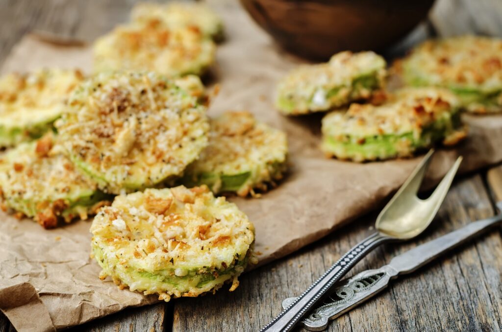 Кабачки «По-Лигурийски» с сырной корочкой