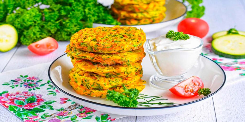 Оладьи из кабачков без муки