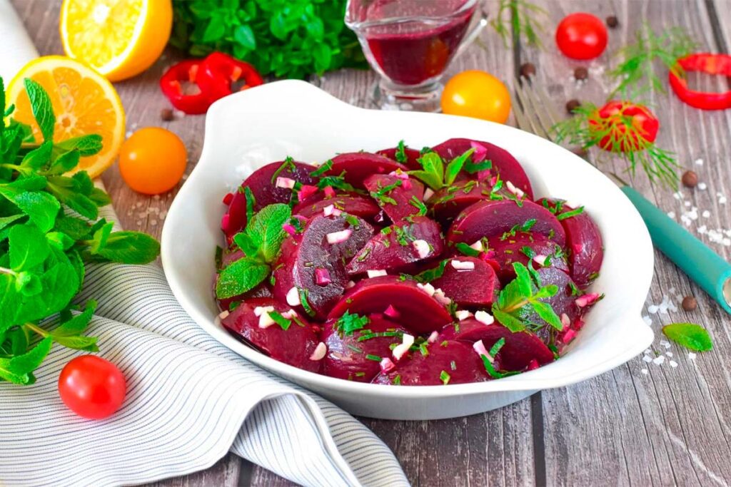 Вкусная маринованная свекла быстрого приготовления